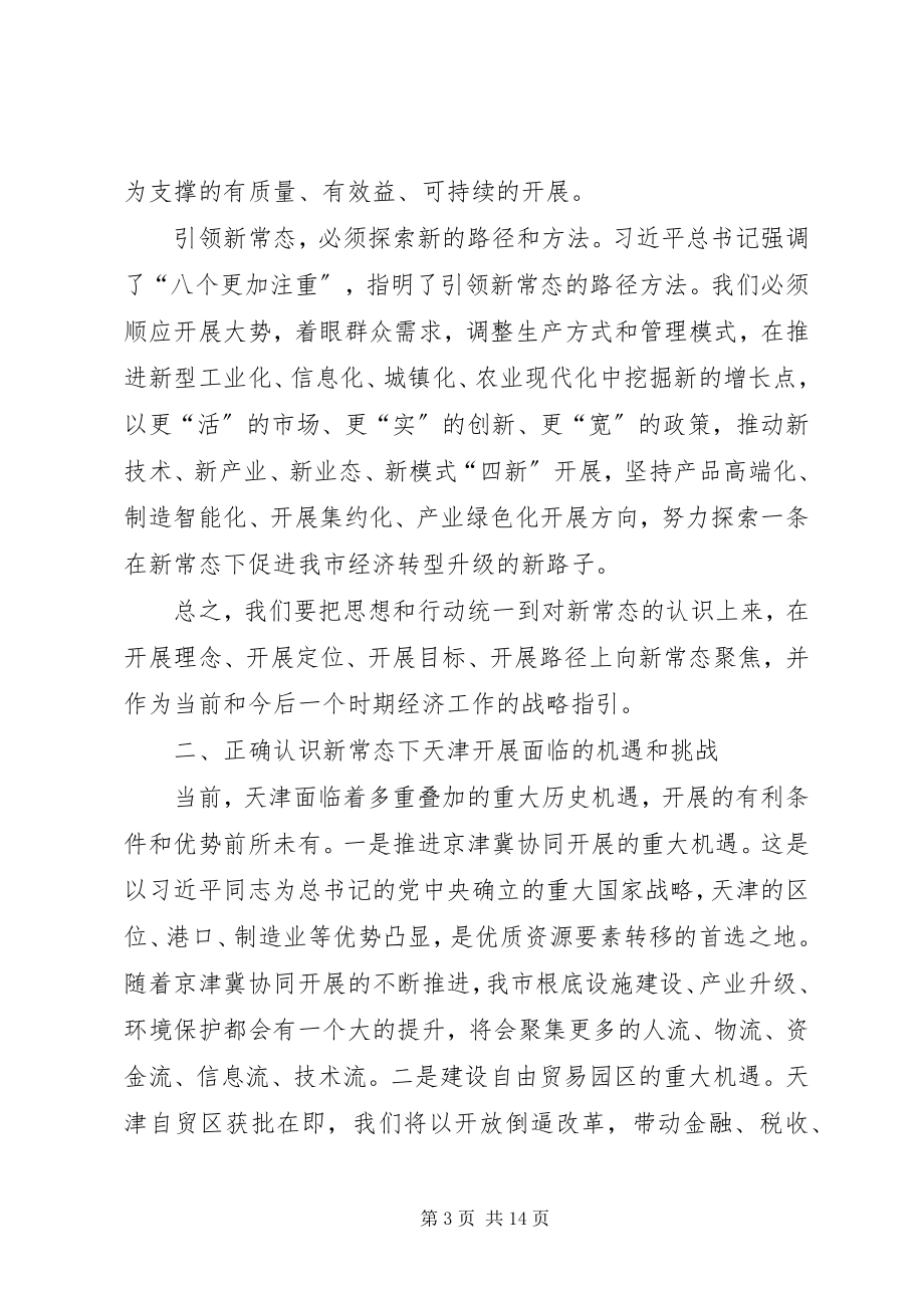 2023年市委书记经济工作会议致辞新常态致辞.docx_第3页