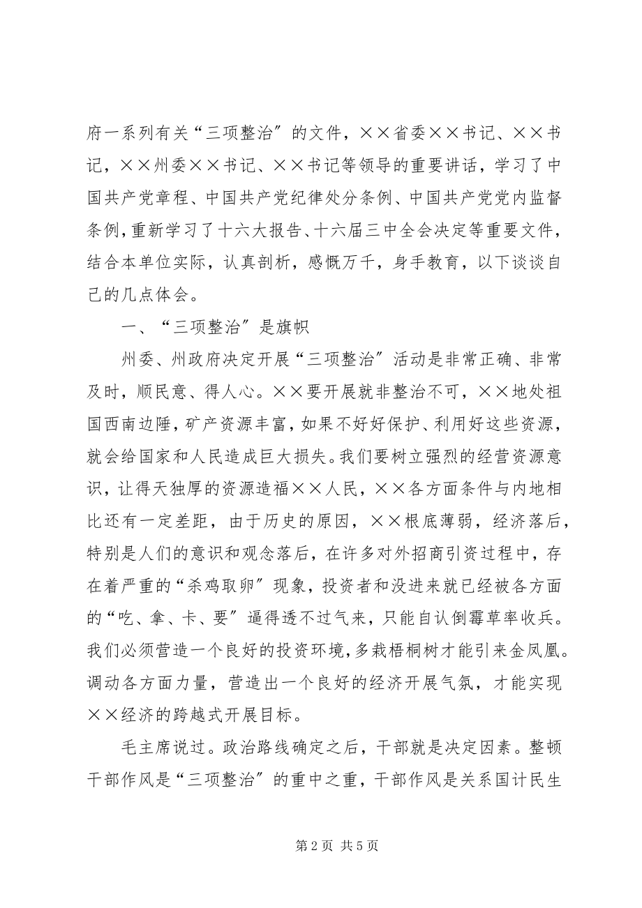 2023年三项整治学习心得体会.docx_第2页