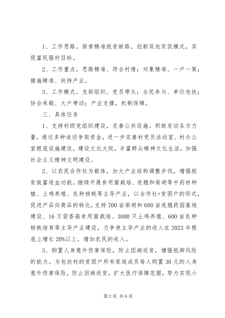 2023年质检局脱贫攻坚精准扶贫工作计划.docx_第2页