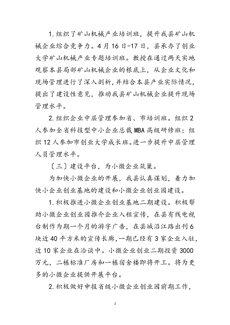 2023年民企局年半年工作总结范文.doc_第2页