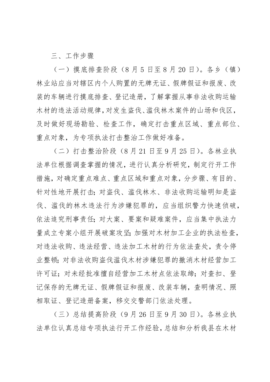 2023年打击整治非法运输木材实施方案新编.docx_第3页