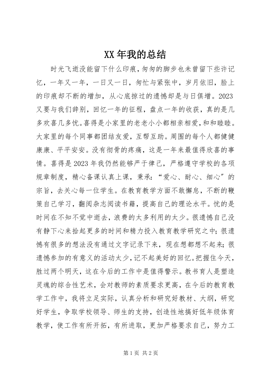 2023年我的总结.docx_第1页