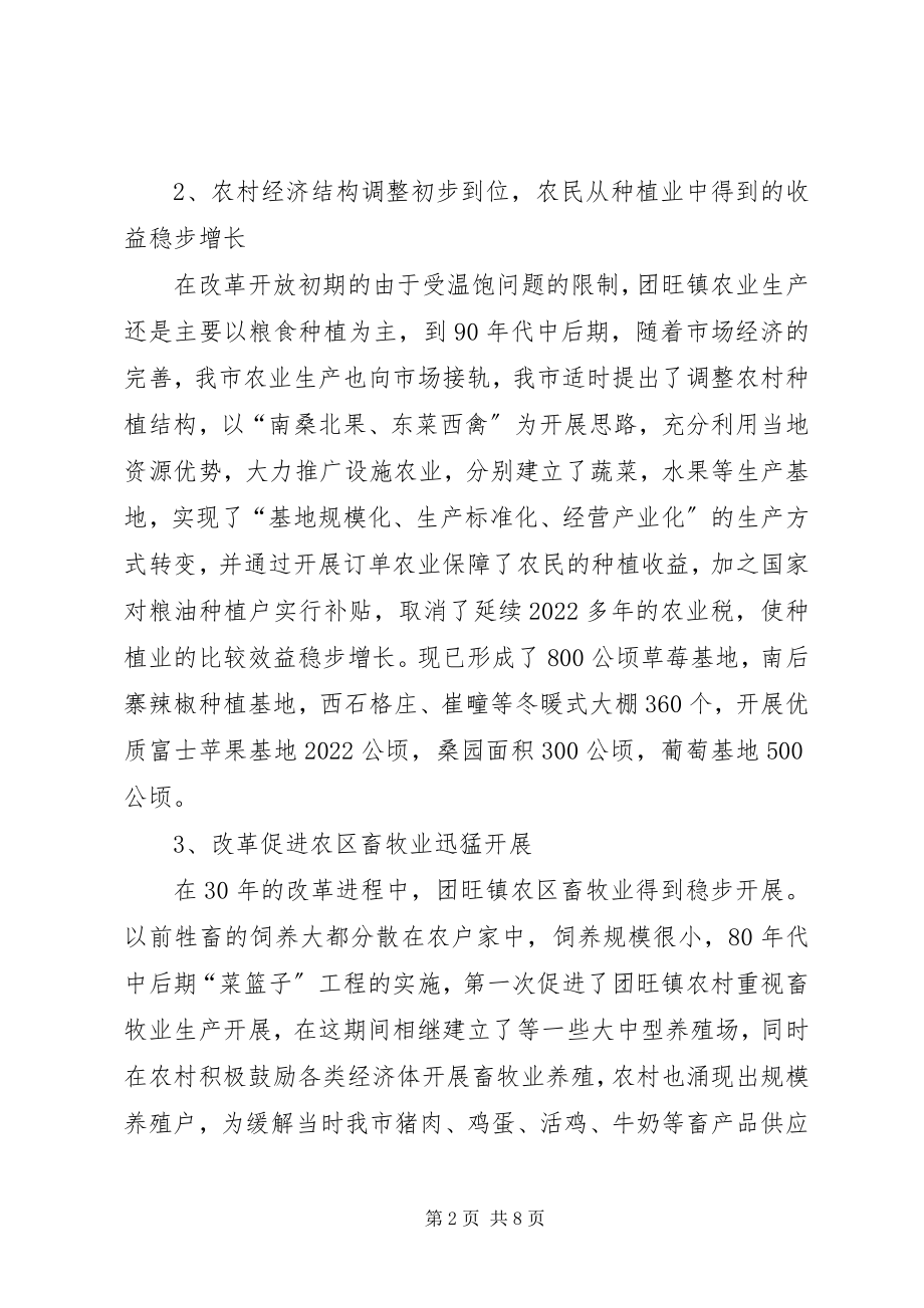 2023年改革开放某年某乡镇经济大发展.docx_第2页