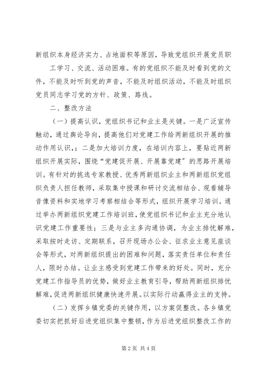 2023年两新组织后进党组织整改方案.docx_第2页