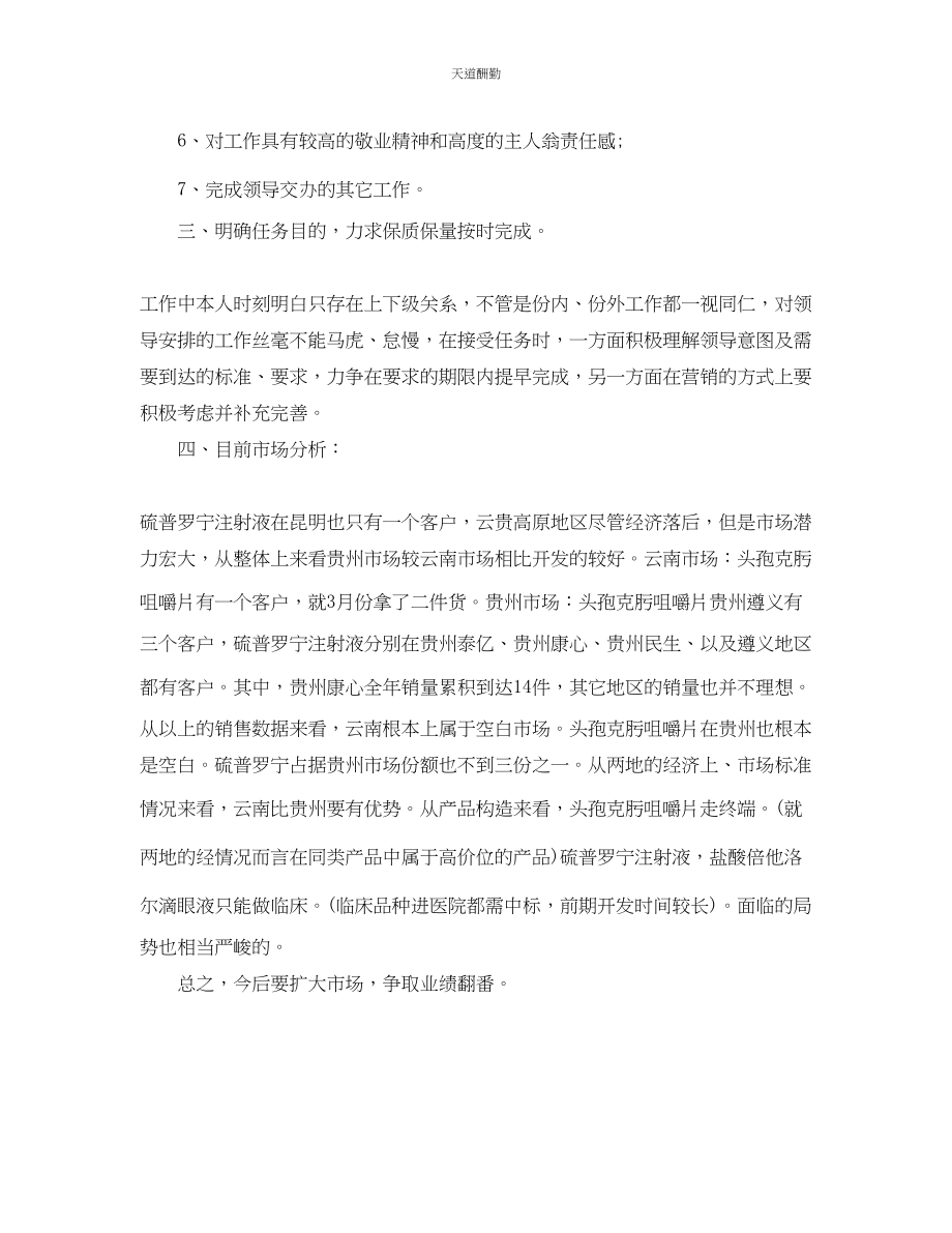 2023年药品销售员个人工作总结.docx_第2页