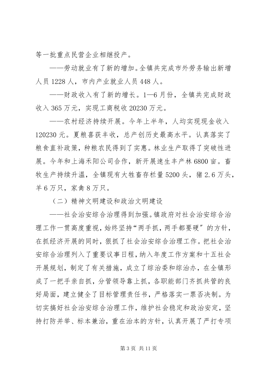 2023年镇政府代表工作汇报.docx_第3页