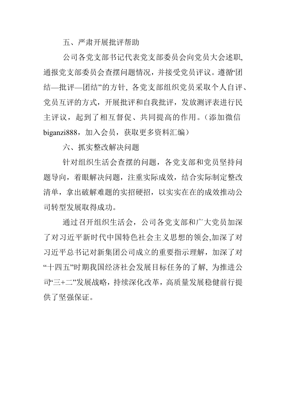 2020年度组织生活会总结材料.docx_第3页