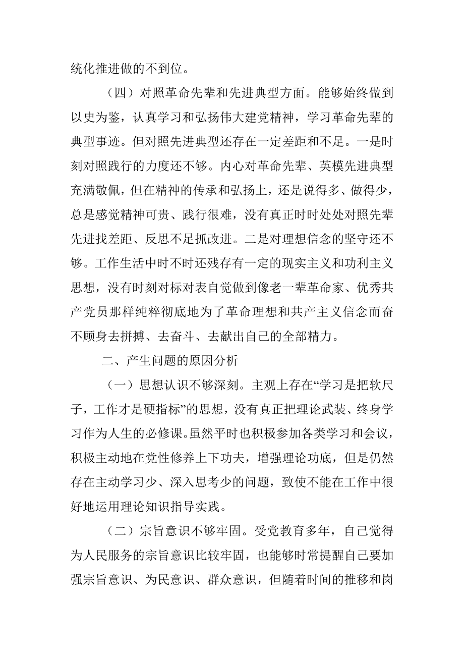 2021年度组织生活会个人对照检查材料(乡镇镇长).docx_第3页