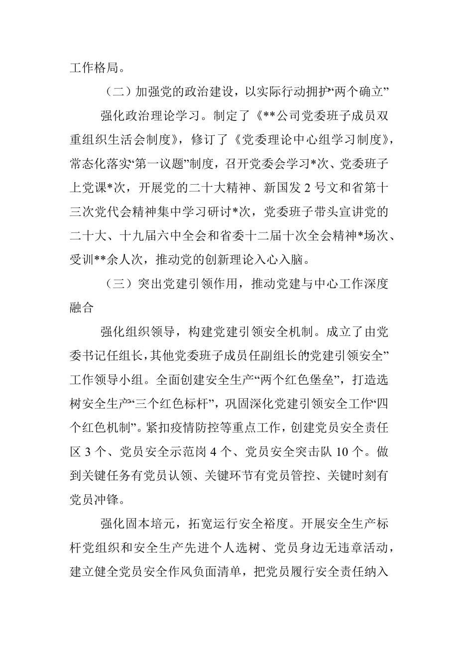 2022年党委书记述职述德述廉报告.docx_第2页