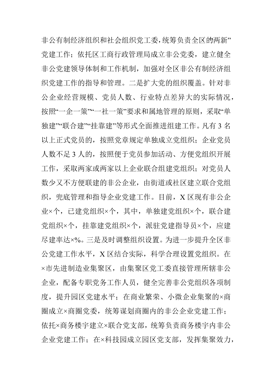 2020年X区非公企业党建工作总结.docx_第2页