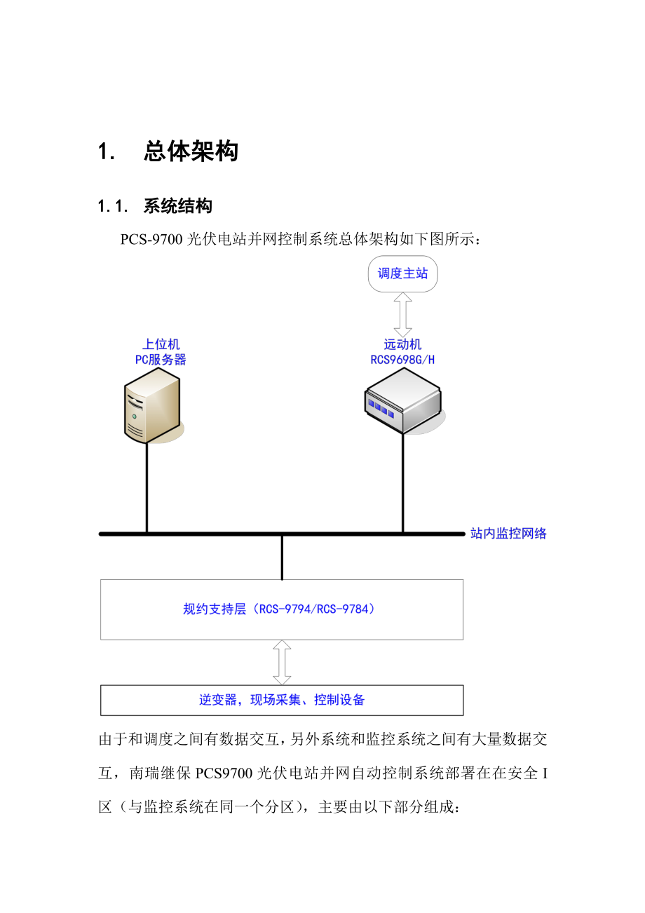 PCS-9700光伏电站并网控制系统技术说明书.pdf_第3页