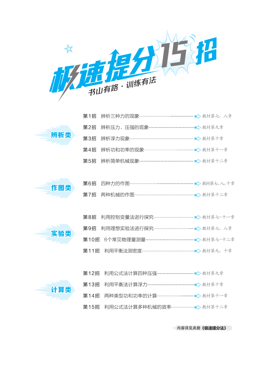 典中点人教版物理8年级下册同步练习册+单元测试卷+提高练习.pdf_第3页