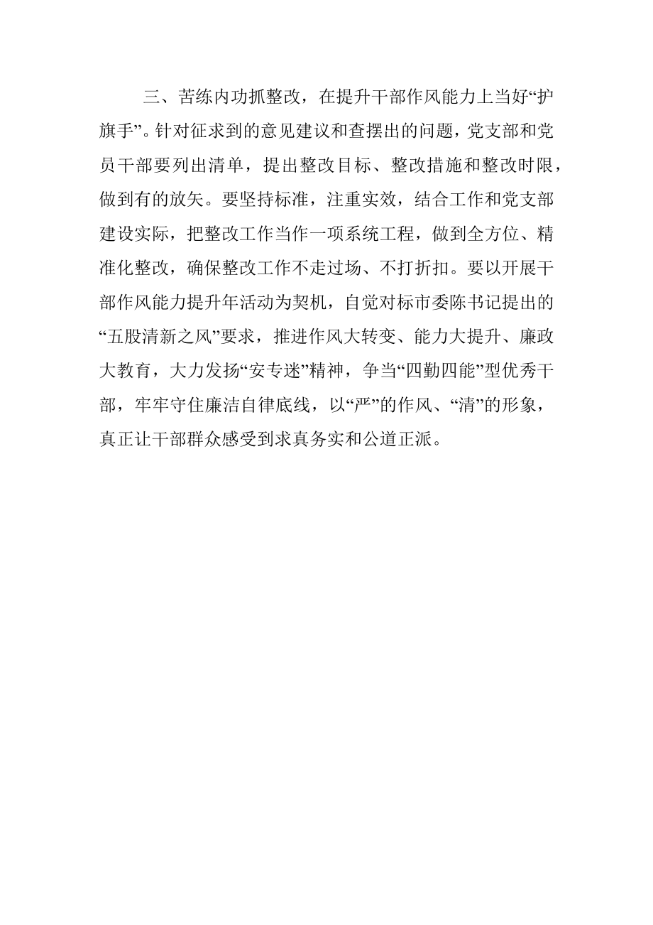 关于202X年度的组织生活会和组织评议党员大会上的点评讲话.docx_第3页