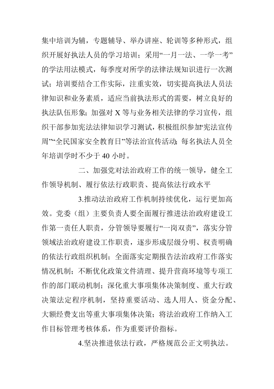 关于2023年法治政府建设（依法行政）工作要点.docx_第2页