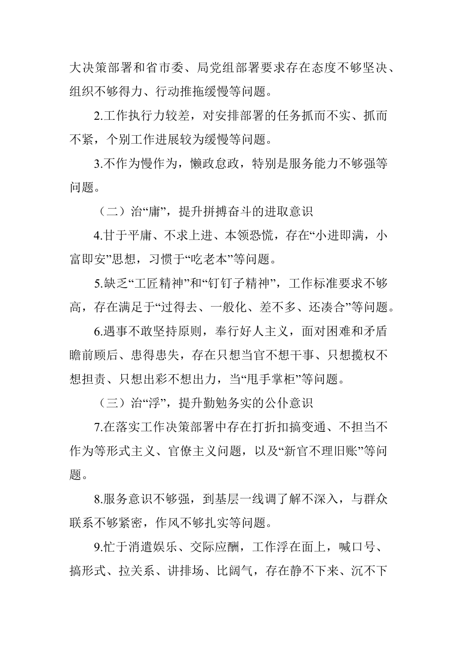 2022年某局干部队伍作风纪律整顿工作方案.docx_第2页