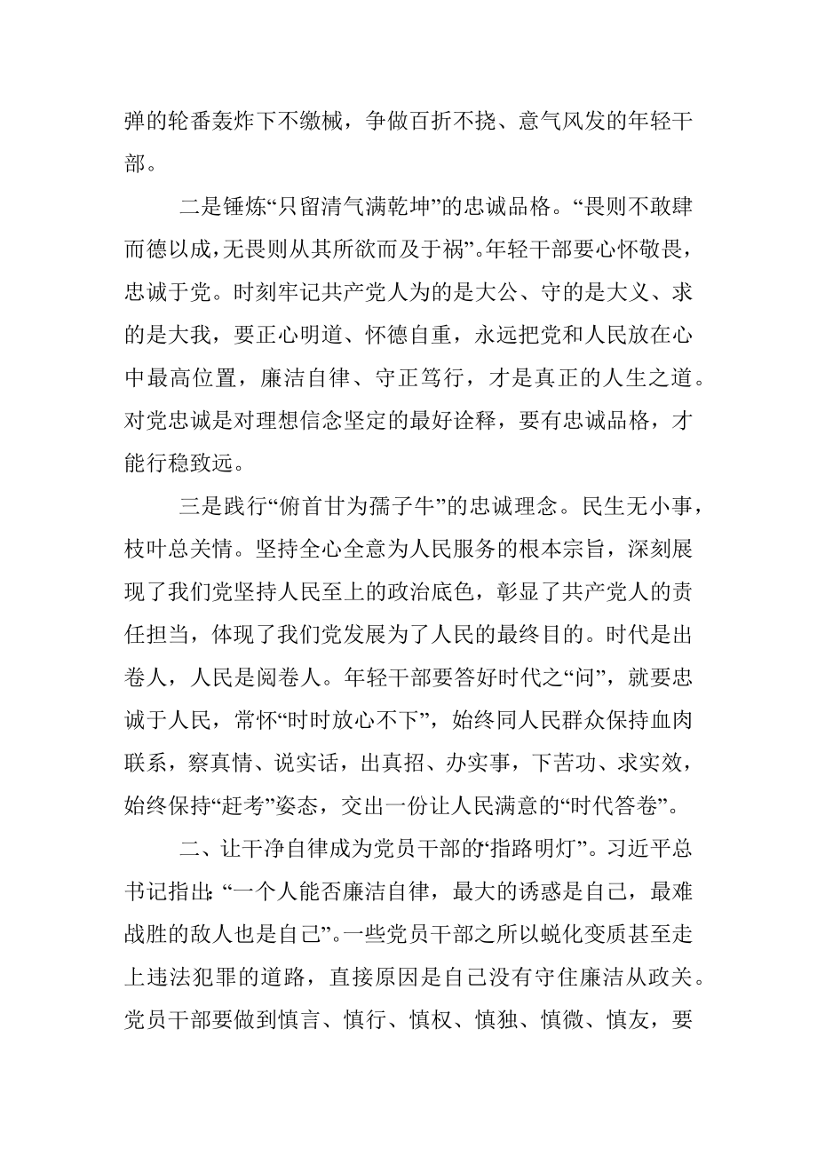 微党课：坚持忠诚干净担当 永葆党员干部本色.docx_第2页