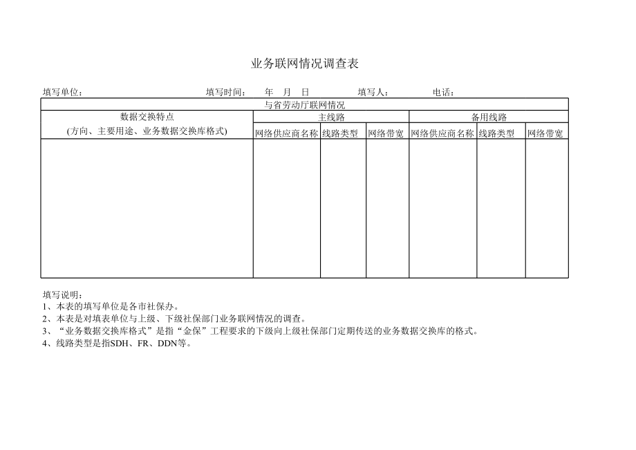 业务联网情况调查表.xls_第1页