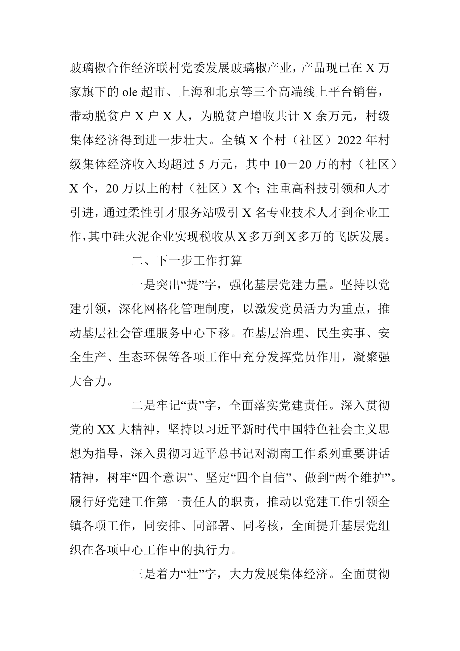 2022年度乡镇党委书记述职工作报告.docx_第3页