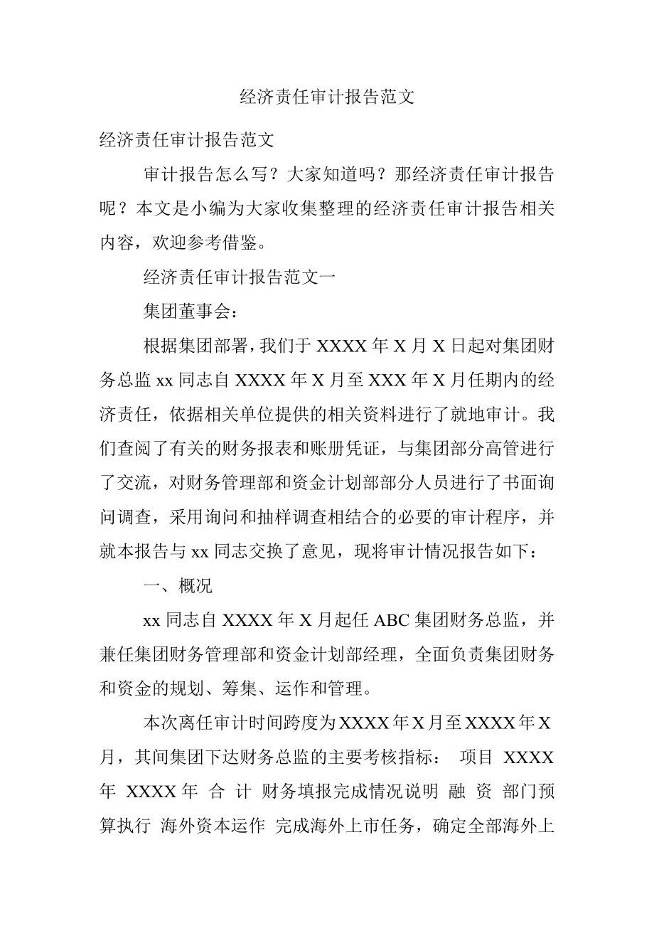 经济责任审计报告范文.docx_第1页