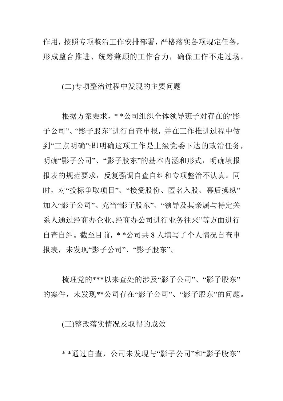 公司党支部关于持续深化化公为私问题专项整治工作情况的总结报告.docx_第2页