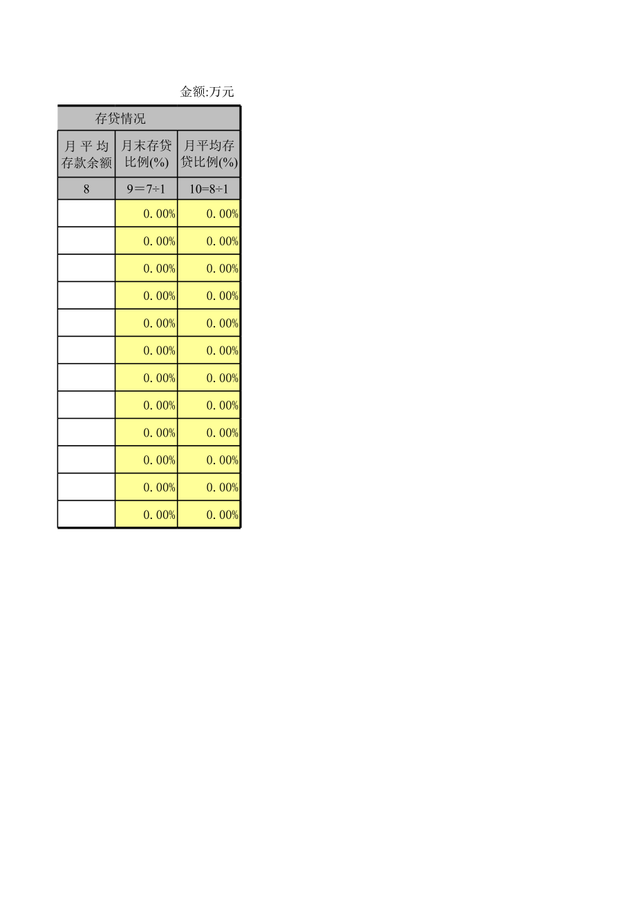 企业银行资金回笼表.xls_第2页