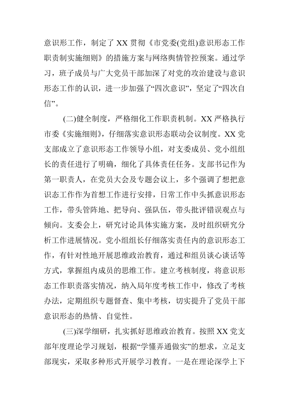 党支部意识形态工作职责制落实情况报告.docx_第2页