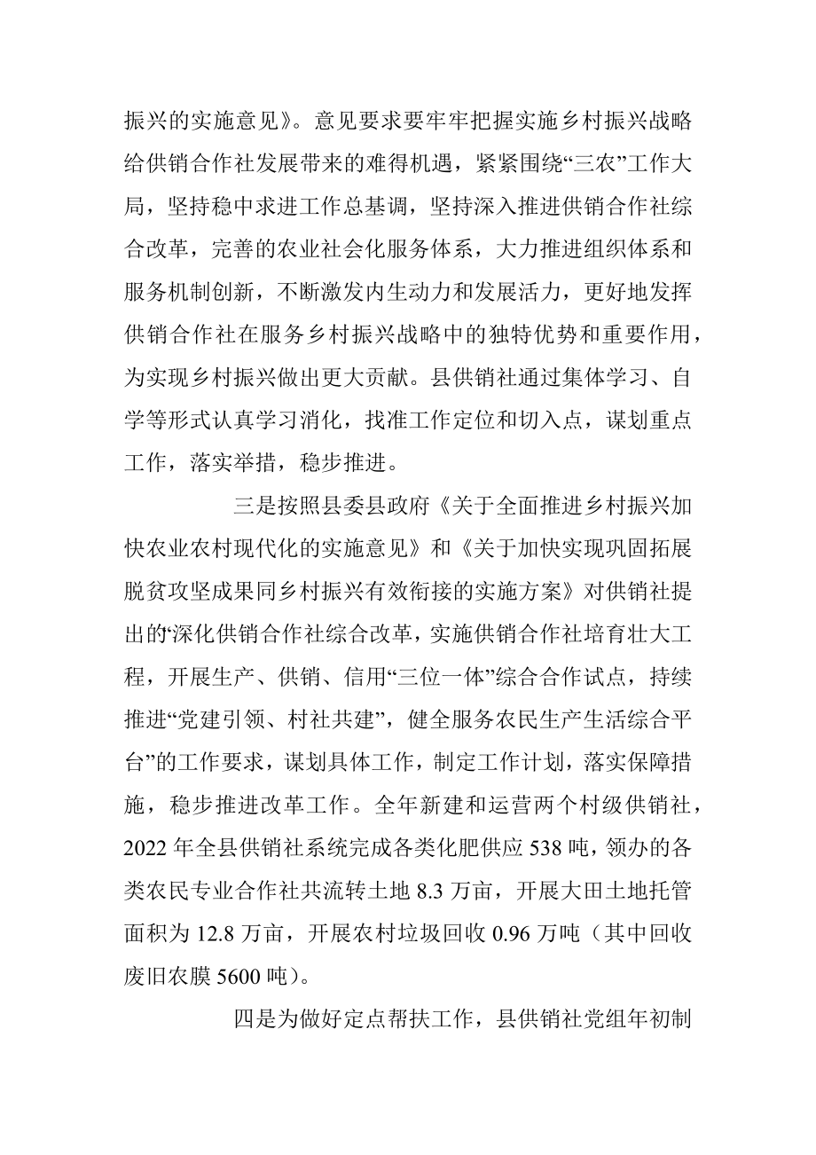 某县供销社乡村振兴定点帮扶年度工作总结.docx_第2页