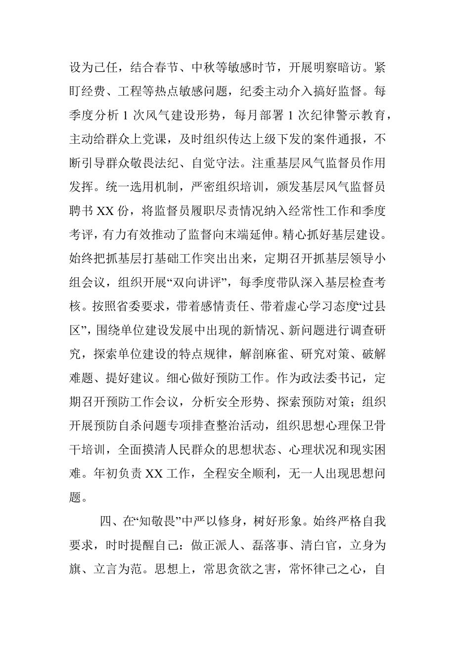 纪委书记2021年述德述学述职述廉报告_1.docx_第3页