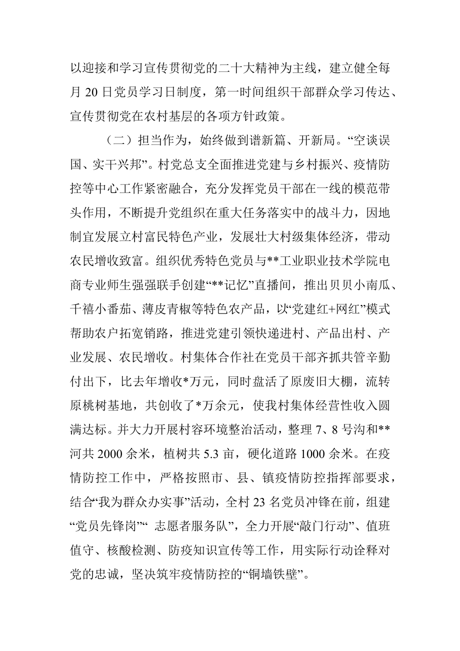 村党总支书记党建工作述职报告.docx_第2页