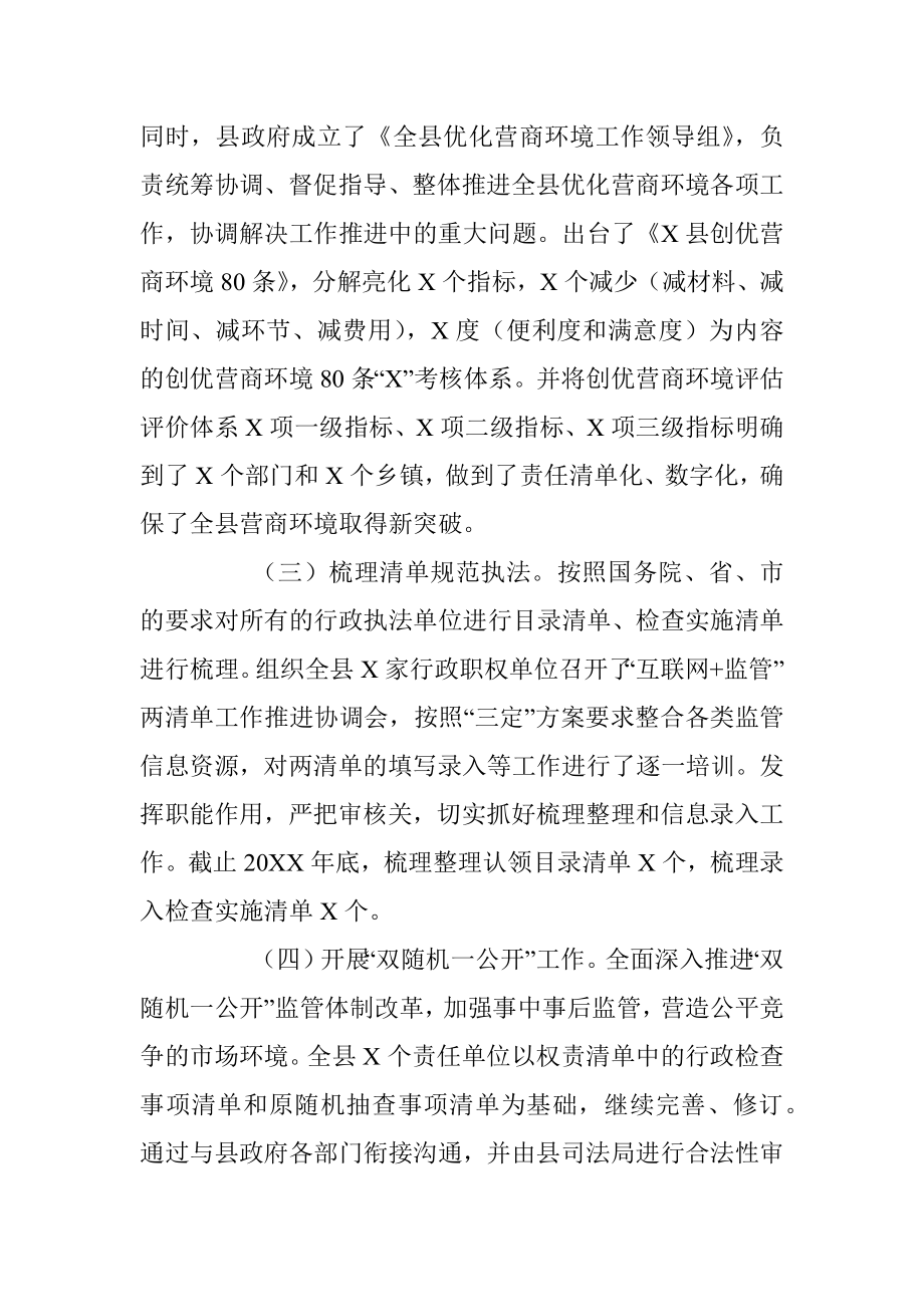 县20XX年法治政府建设年度报告.docx_第2页