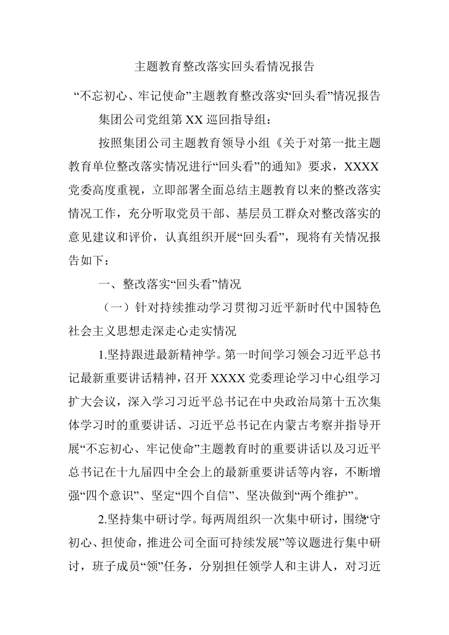 主题教育整改落实回头看情况报告.docx_第1页