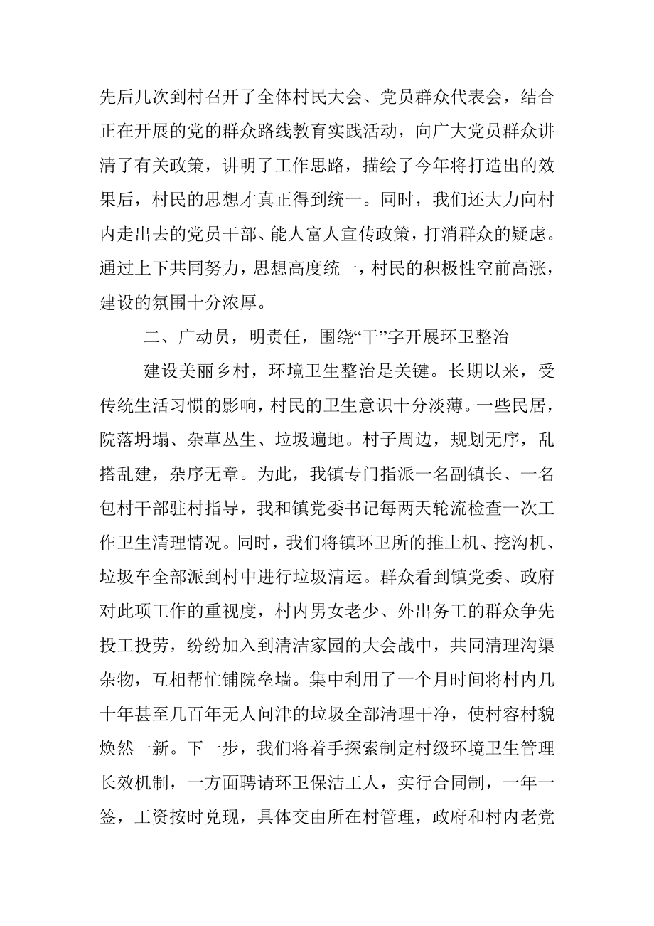 美丽乡村建设工作经验交流材料.docx_第2页