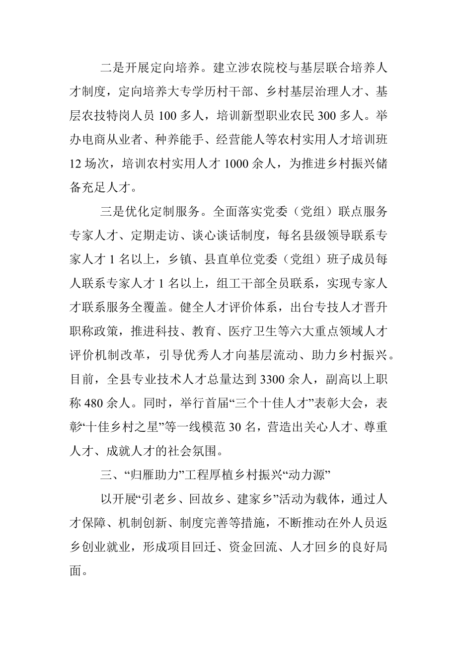 人才振兴工作典型发言材料.docx_第3页