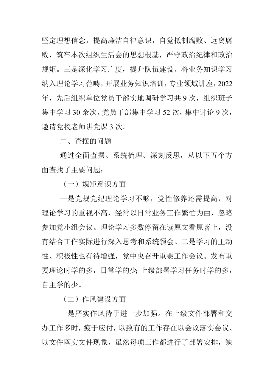 党员领导干部“严守纪律规矩加强作风建设”对照检查材料.docx_第2页