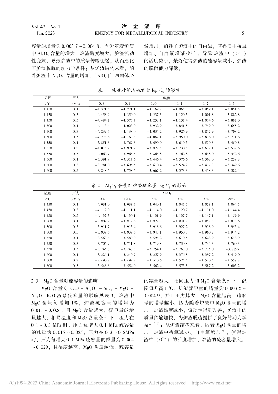 含碱金属氧化物的高炉渣硫容量研究_王亮.pdf_第3页