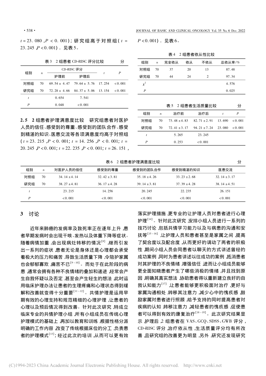 共情护理模式在早期肺癌患者护理中的应用价值_张景枚.pdf_第3页