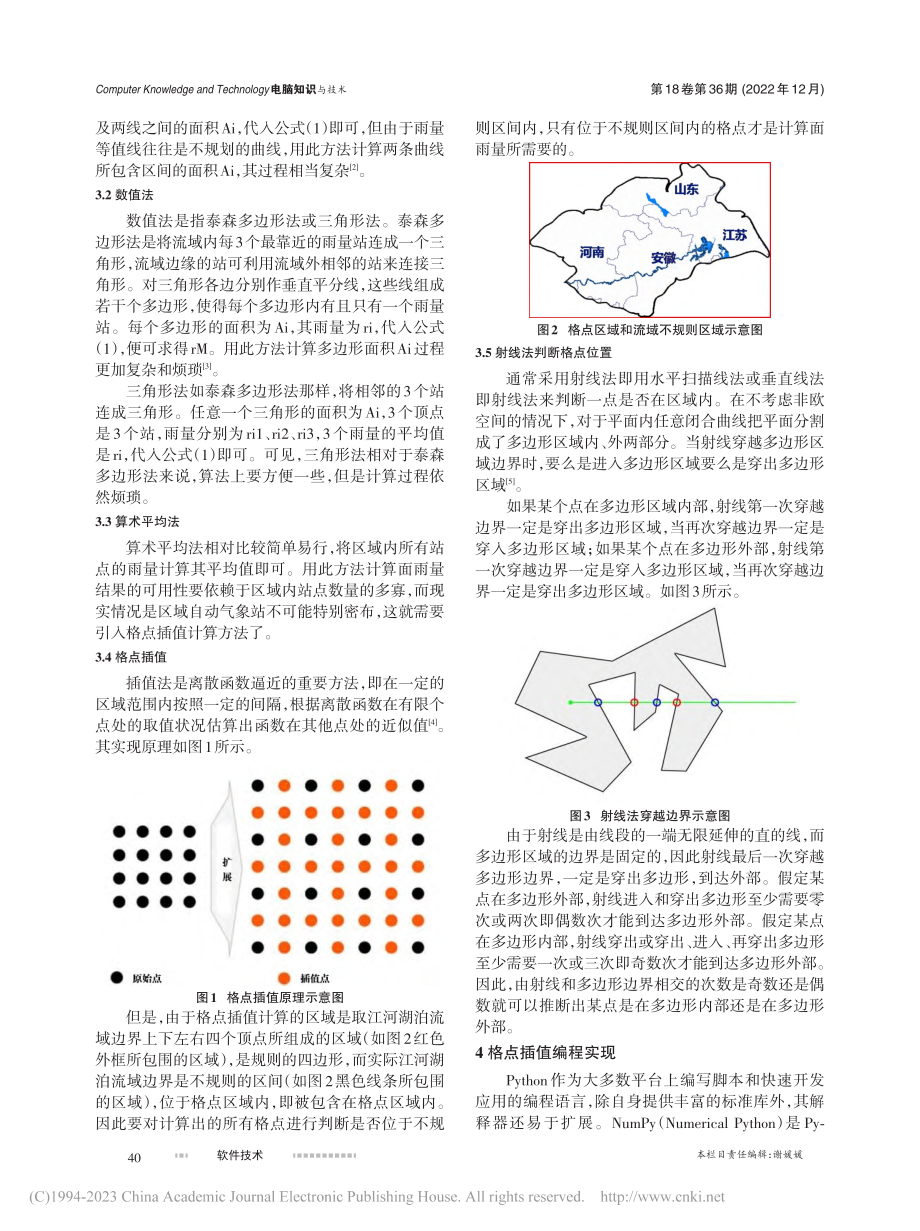 格点插值计算面雨量方法的Python编程实现_李胜.pdf_第2页