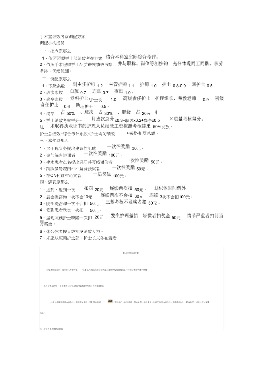 2023年手术室绩效考核分配方案.docx_第1页