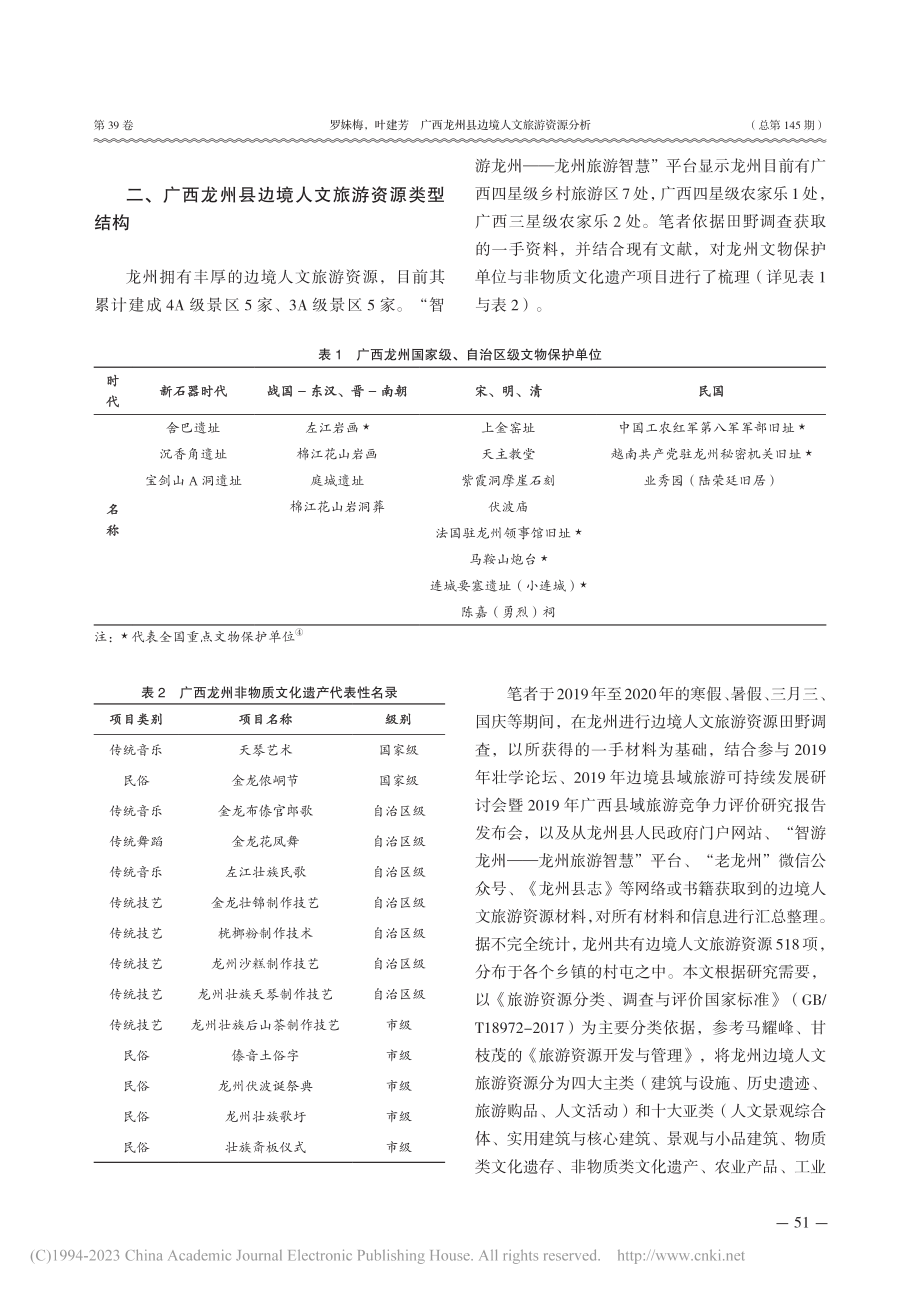 广西龙州县边境人文旅游资源分析_罗妹梅.pdf_第3页