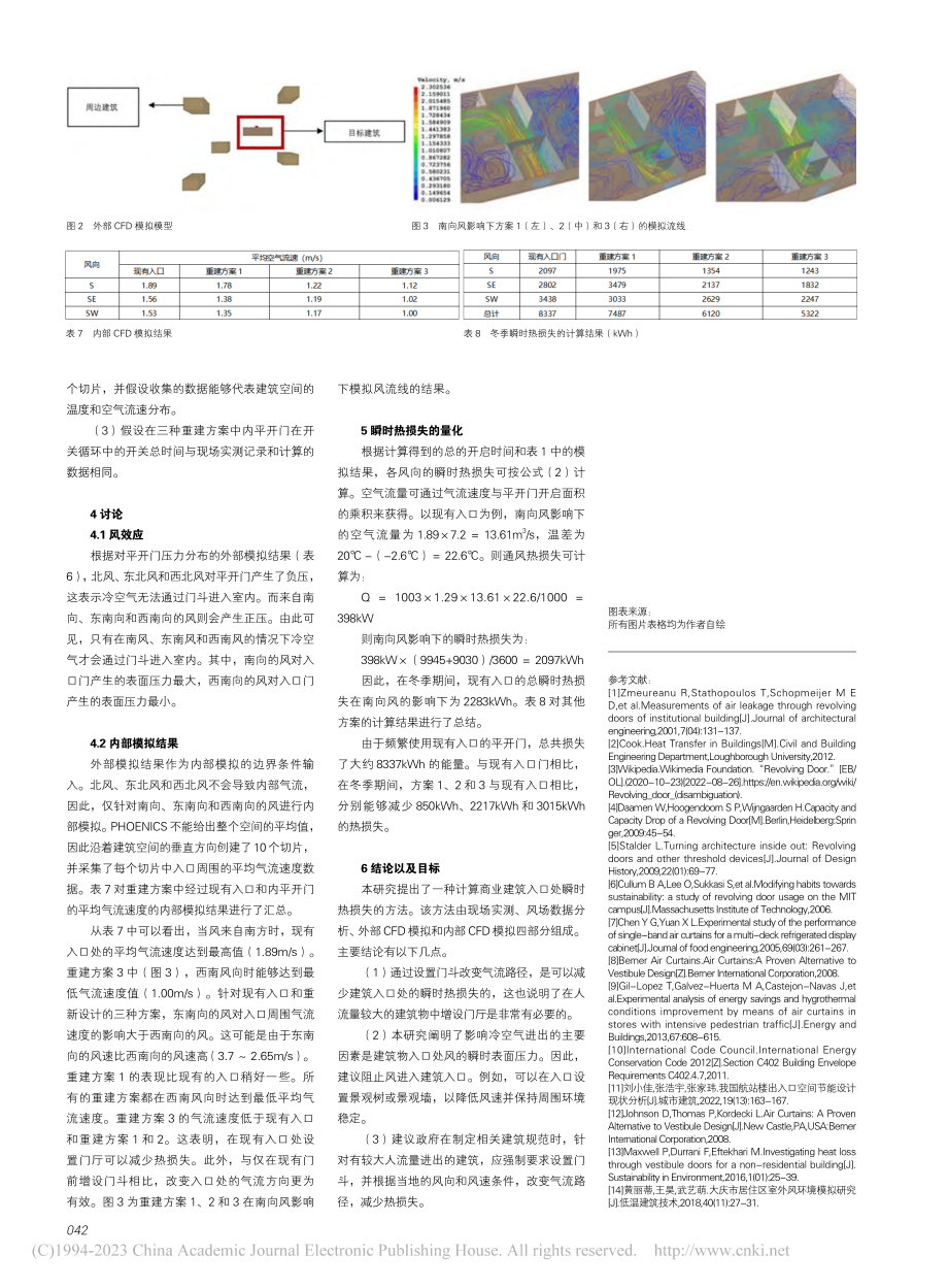 公共建筑出入口热损失分析及其优化设计研究_沈璐萍.pdf_第3页