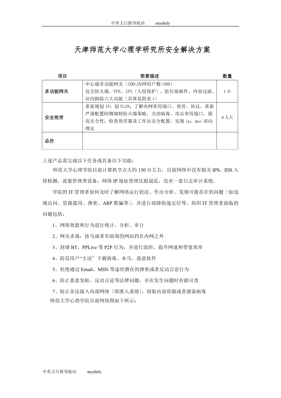 2023年天津师范大学心理学研究所安全解决方案.doc_第1页