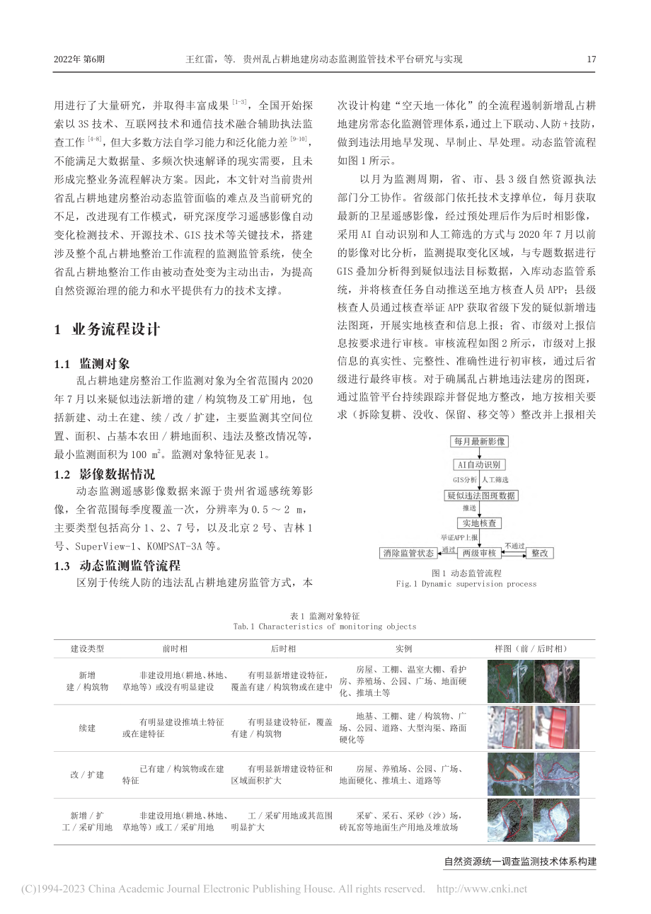 贵州乱占耕地建房动态监测监管技术平台研究与实现_王红雷.pdf_第2页