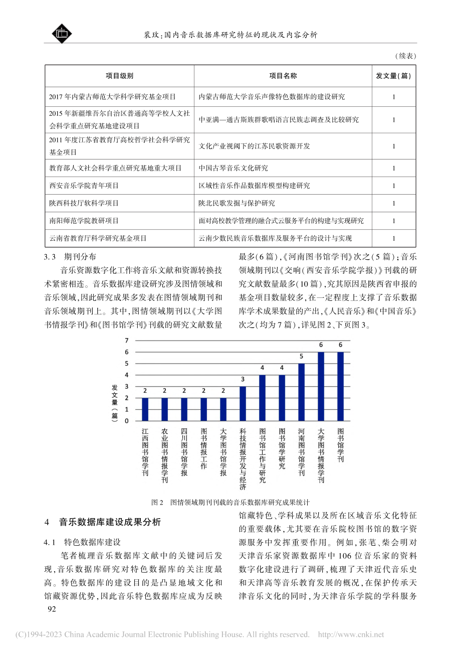 国内音乐数据库研究特征的现状及内容分析_裴玫.pdf_第3页