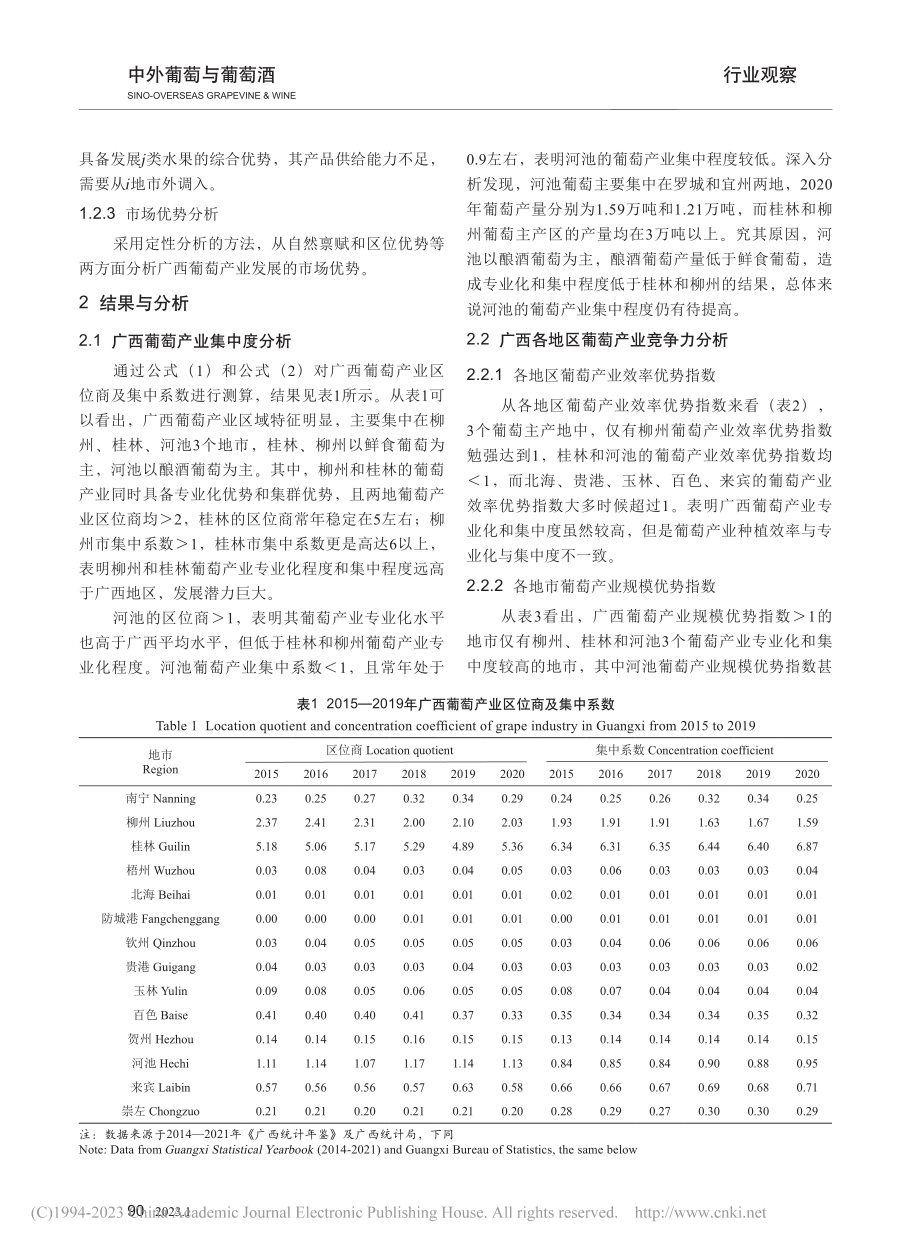 广西葡萄产业区域竞争力分析及其发展策略_孔令孜.pdf_第3页