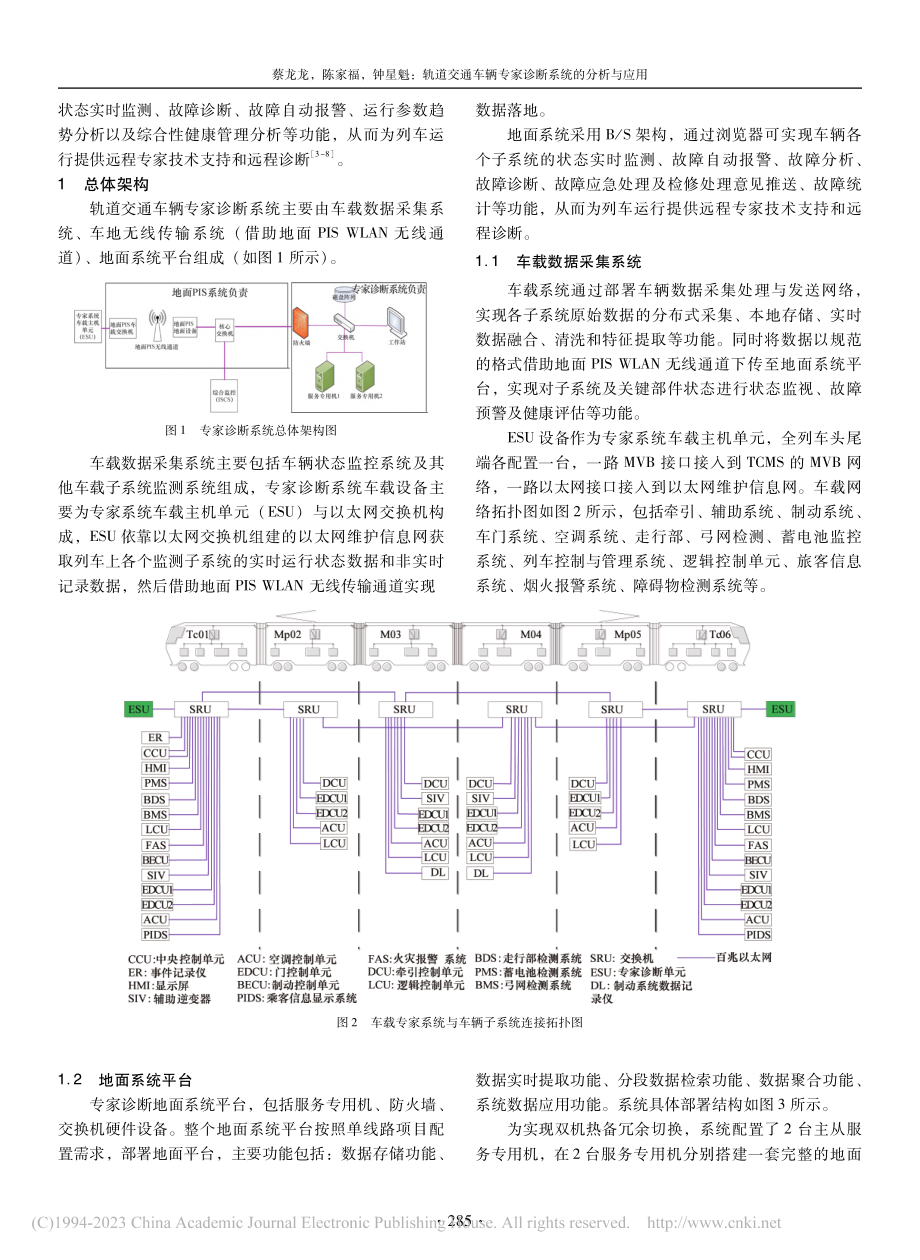 轨道交通车辆专家诊断系统的分析与应用_蔡龙龙.pdf_第2页