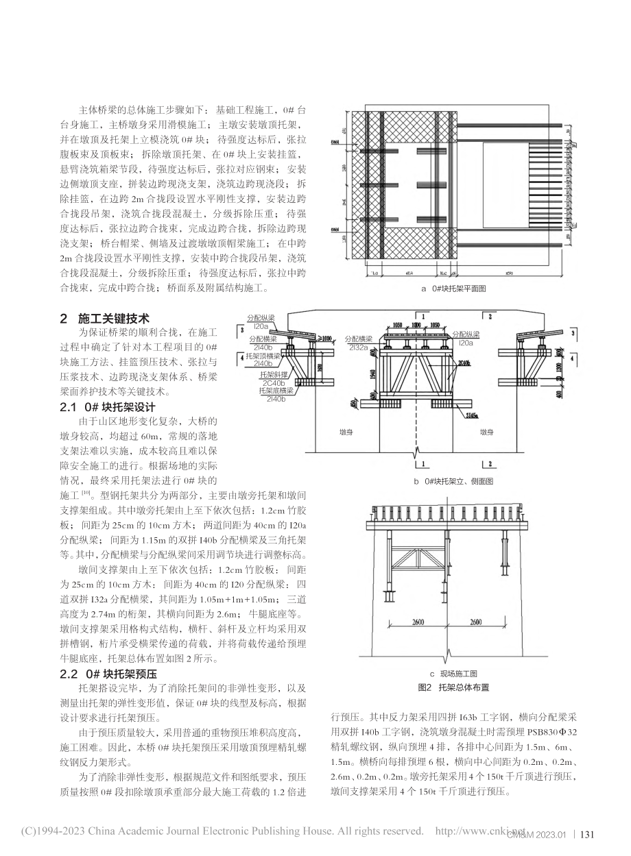 格巧高速大水沟连续刚构桥梁施工关键技术_冷涛.pdf_第2页