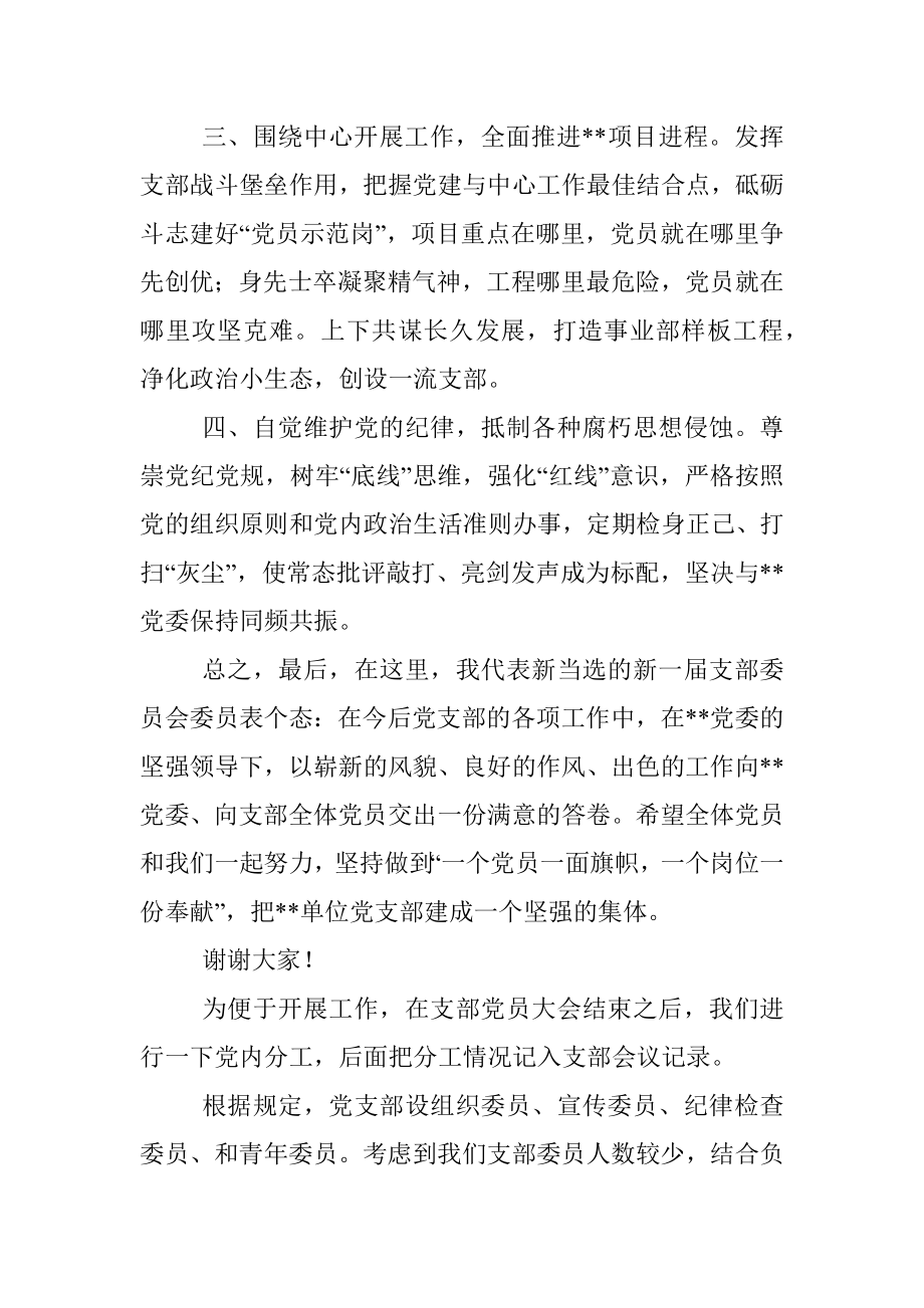 新当选党支部书记表态发言.docx_第2页