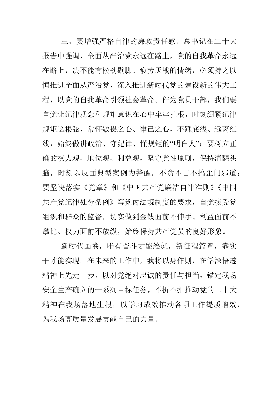 基层国企分管领导学习二十大理论中心组研讨发言.docx_第3页