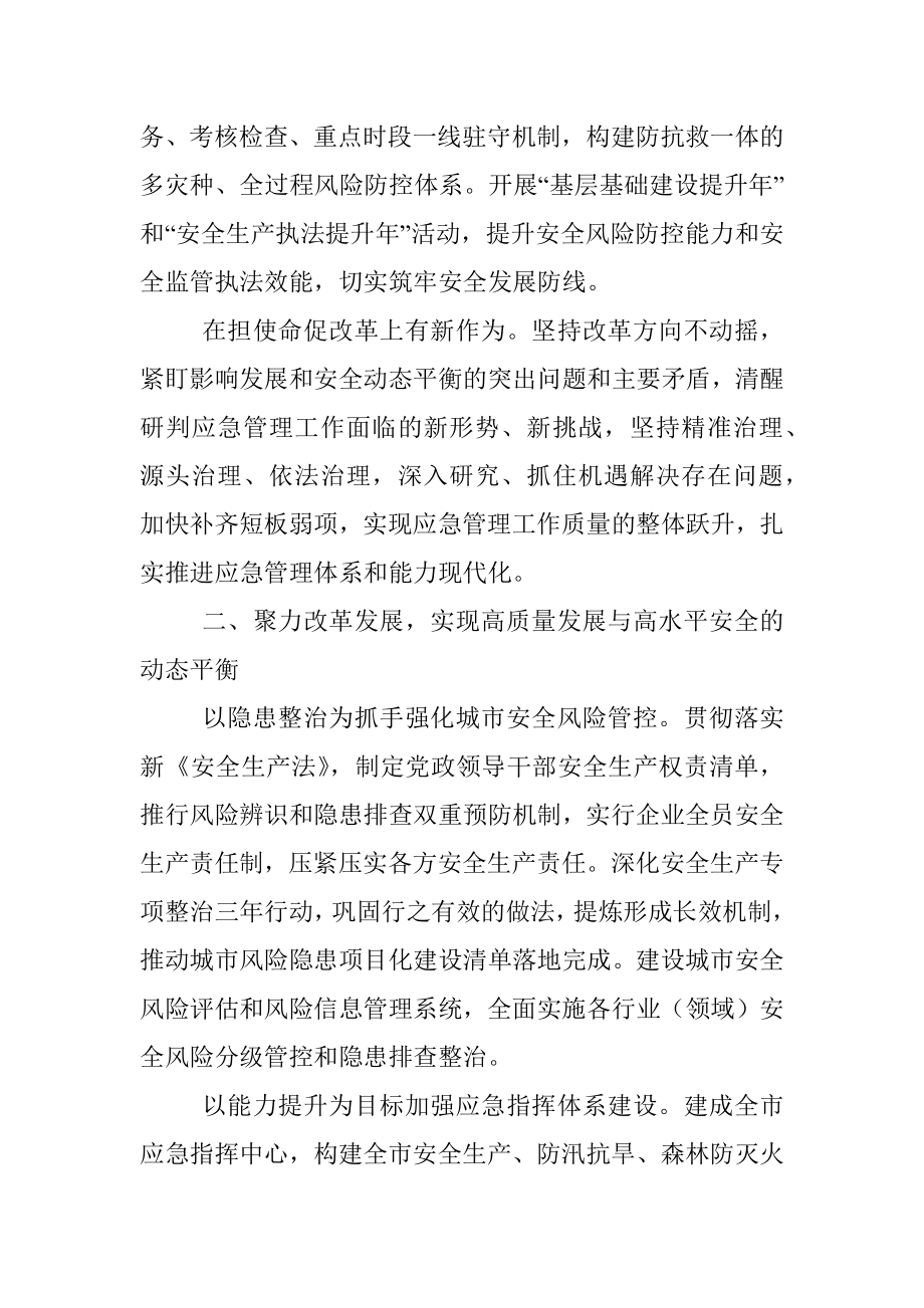 座谈发言：勇立潮头勇毅前行以高水平安全保障服务高质量发展.docx_第2页