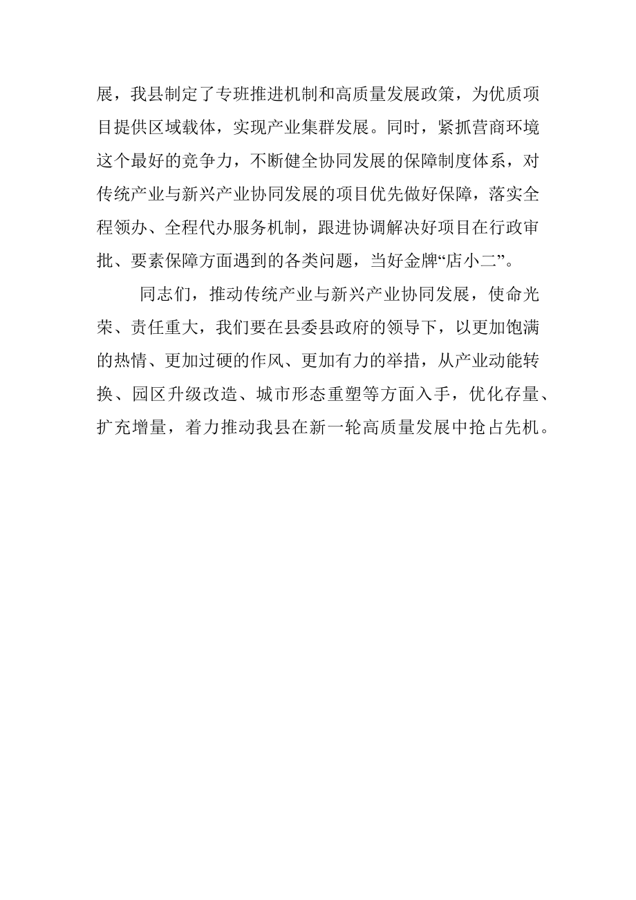 县委常委、常务副县长在全县战新产业座谈会上的讲话.docx_第3页